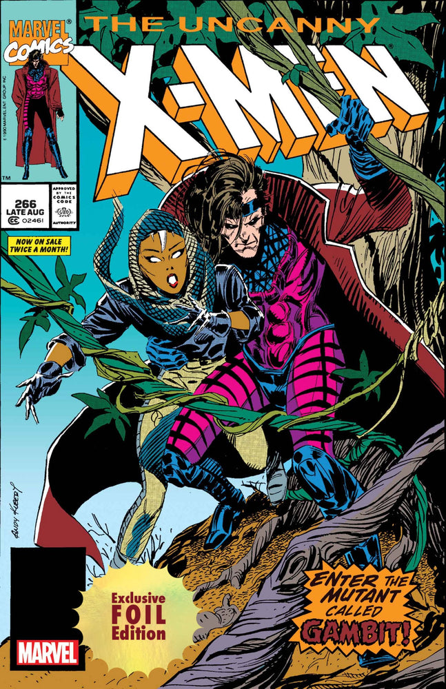 [Double Signed by Alison Sealy-Smith | Aj LoCasio] [Foil] Uncanny X-Men #266 Unknown Comics Exclusive Facsimile Edition Var [IN STOCK] (ONLINE ORDER ONLY)
