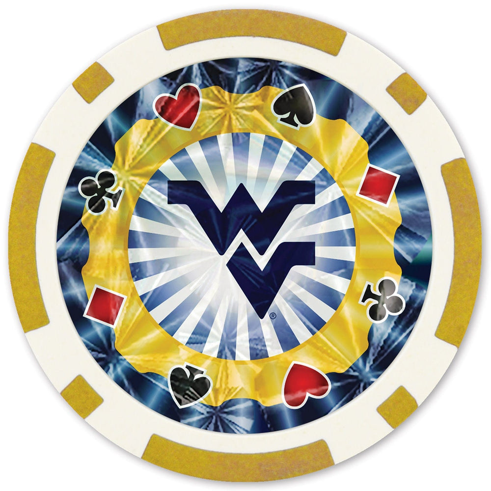 West Virginia Mountaineers 20 Piece Poker Chips (ONLINE ORDER ONLY)