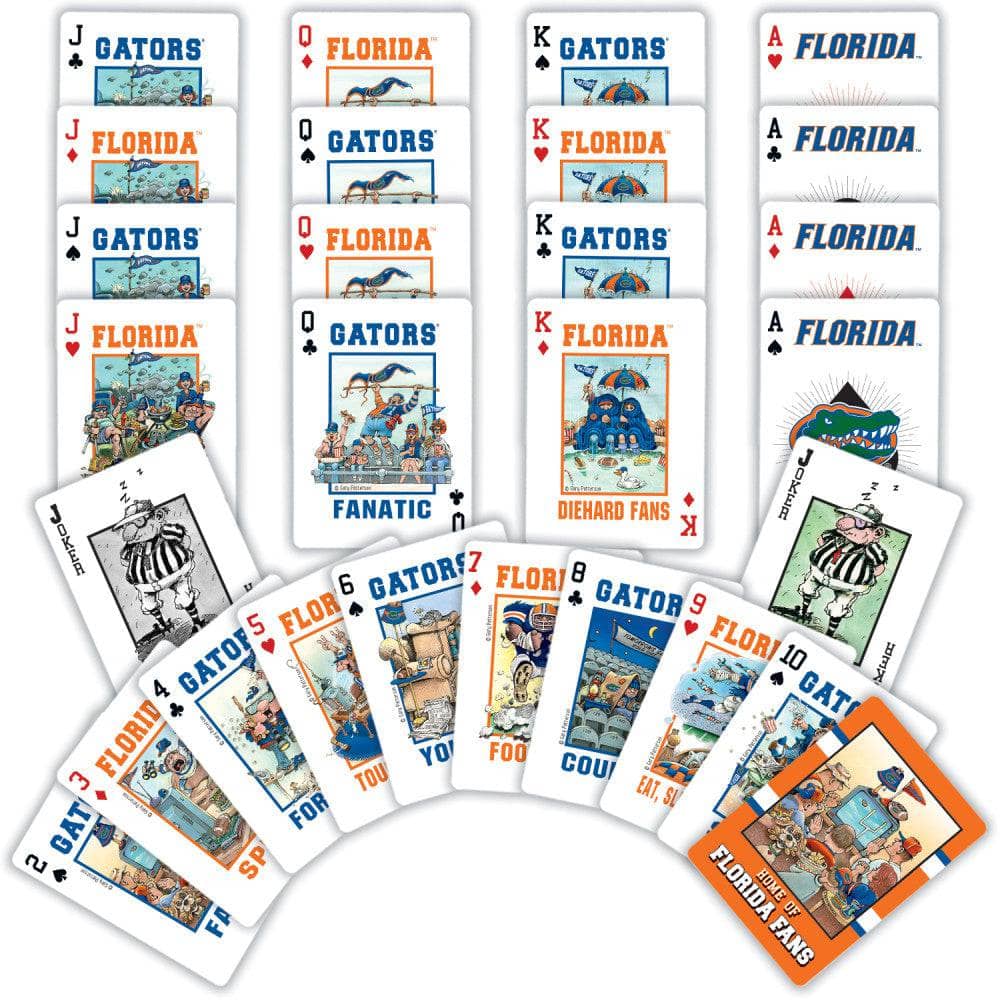 Florida Gators Fan Deck Playing Cards - 54 Card Deck (ONLINE ORDER ONLY)