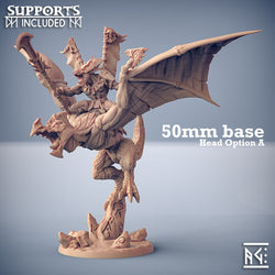 Xol'toa on Sky-Terror (Lizardfolk Warlord on Winged Dinosaur Cavalry Unit) (Online Only)