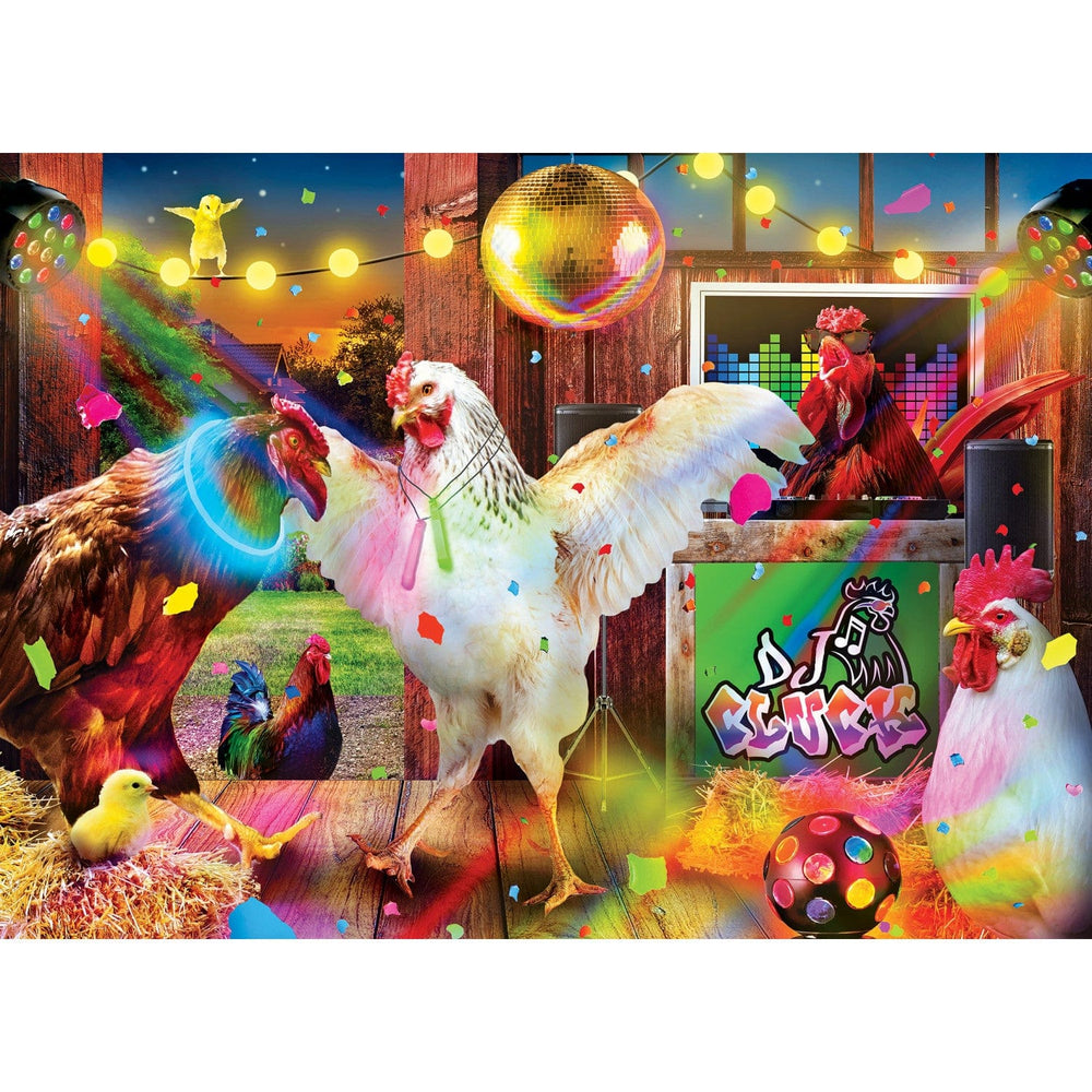Wild & Whimsical - Chicken Dance 1000 Piece Jigsaw Puzzle (ONLINE ORDER ONLY)