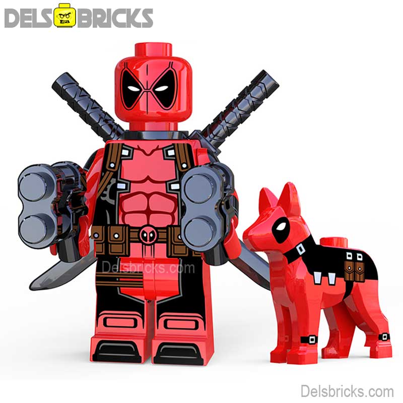 Deadpool & Dog Marvel MCU Lego Minifigures Custom Toys 1 (ONLINE ORDER ONLY)