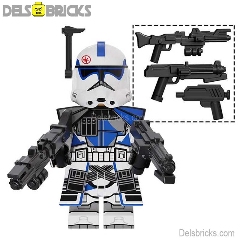 Kix 501st Legion Clone trooper Phase 2 Lego Minifigures Custom Toys (ONLINE ORDER ONLY)