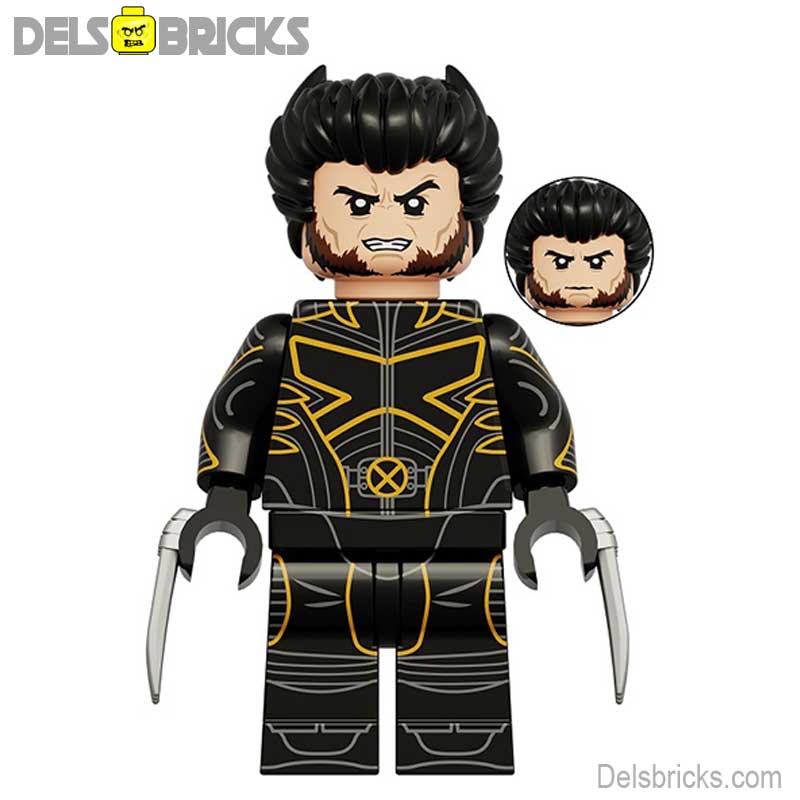 Wolverine Logan from X-Men & Deadpool movies Lego Marvel Minifigures toys (ONLINE ORDER ONLY)