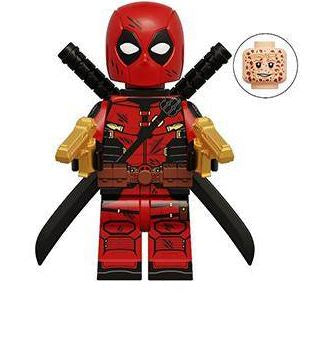Red Mercenary Custom Minifig (Online Only)