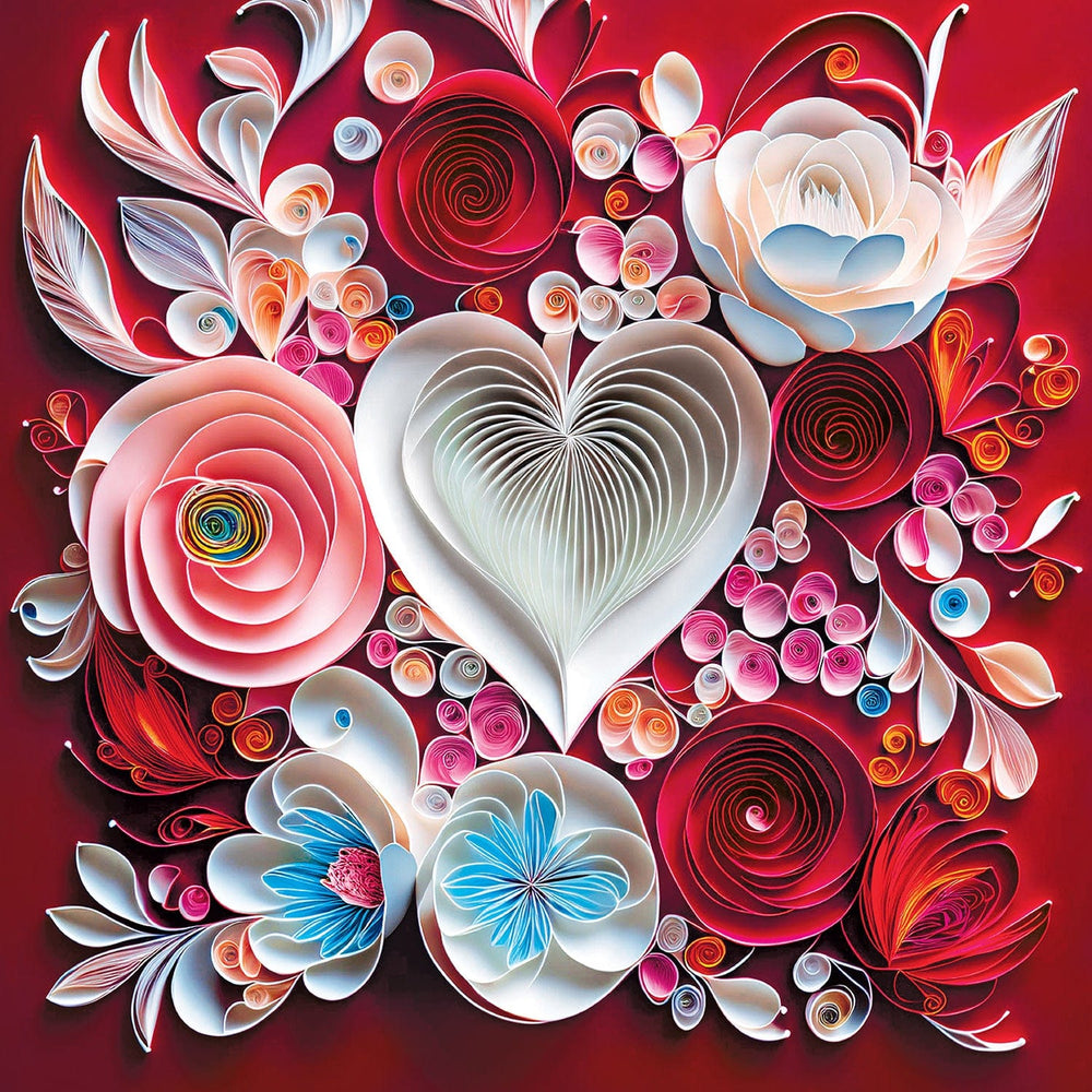 Valentine's Day - Love in Bloom 1000 Piece Jigsaw Puzzle