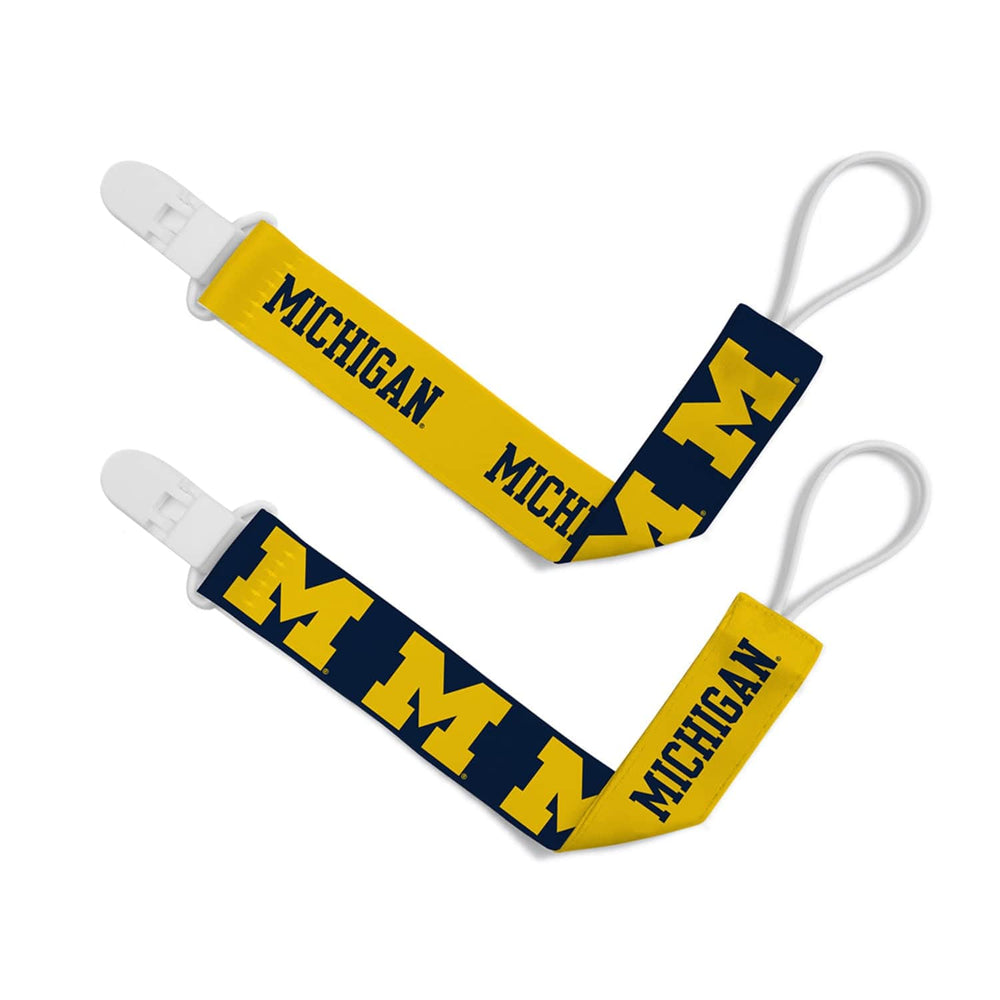 Michigan Wolverines - Pacifier Clip 2-Pack (ONLINE ORDER ONLY)