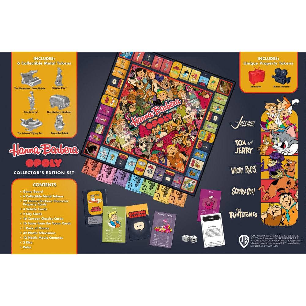 Hanna-Barbera Opoly Board Game Board Game (ONLINE ORDER ONLY)