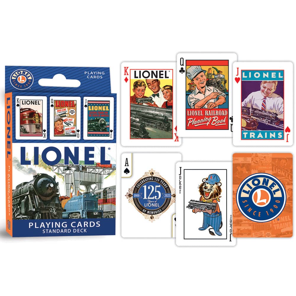 Lionel Trains Playing Cards - 54 Card Deck (ONLINE ORDER ONLY)
