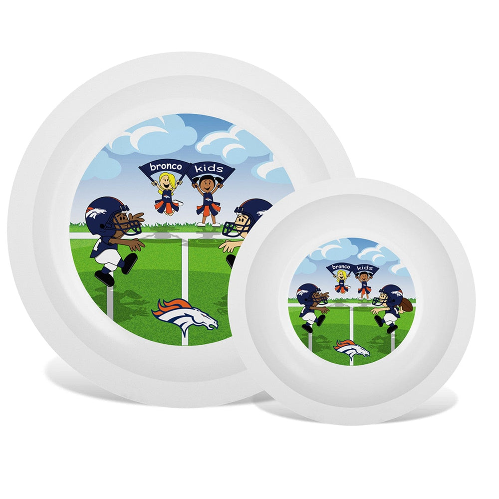 Denver Broncos - Baby Plate & Bowl Set (ONLINE ORDER ONLY)