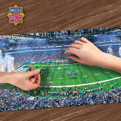Detroit Lions - 1000 Piece Panoramic Jigsaw Puzzle