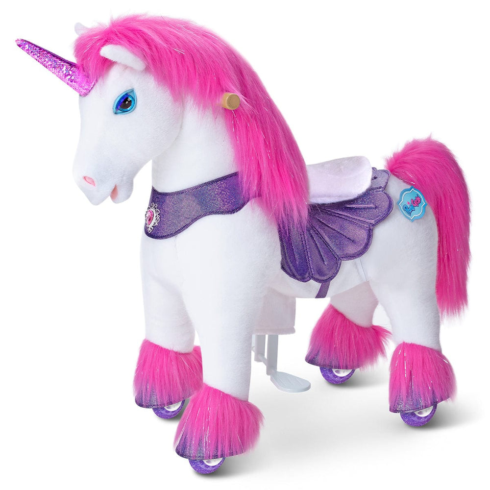 Model Y Pink/Purple Unicorn Rideable Toy for Age 3-4 (ONLINE ORDER ONLY)