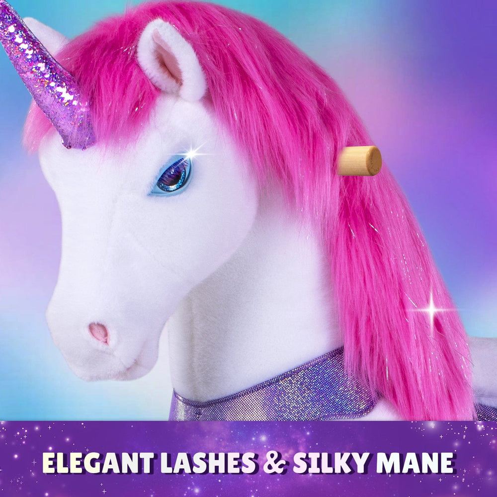 Model Y Pink/Purple Unicorn Rideable Toy for Age 4-7 (ONLINE ORDER ONLY)