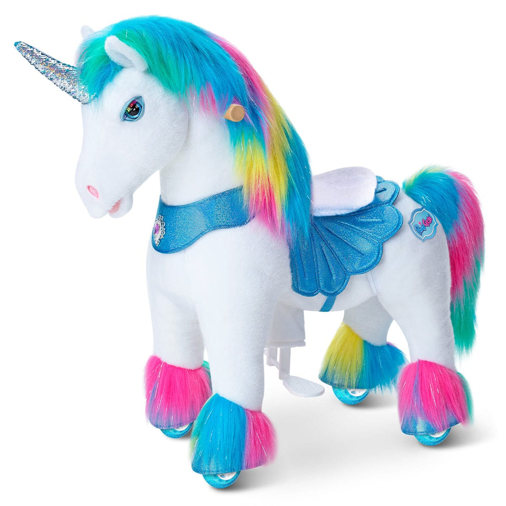 Model Y Rainbow Unicorn Rideable Toy for Age 3-4 (ONLINE ORDER ONLY)