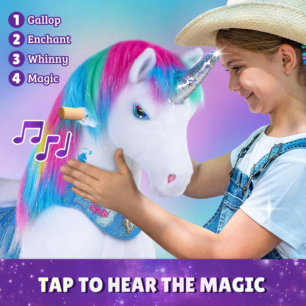 Model Y Rainbow Unicorn Rideable Toy for Age 3-4 (ONLINE ORDER ONLY)