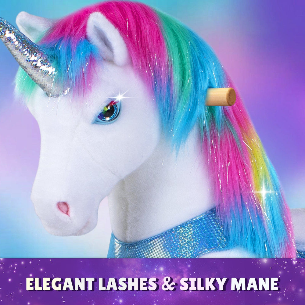 Model Y Rainbow Unicorn Rideable Toy for Age 3-4 (ONLINE ORDER ONLY)