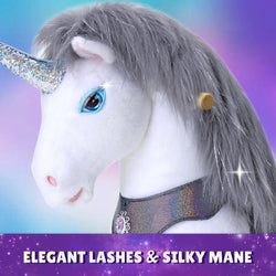 Model Y Grey Unicorn Rideable Toy for Age 4-7 (ONLINE ORDER ONLY)