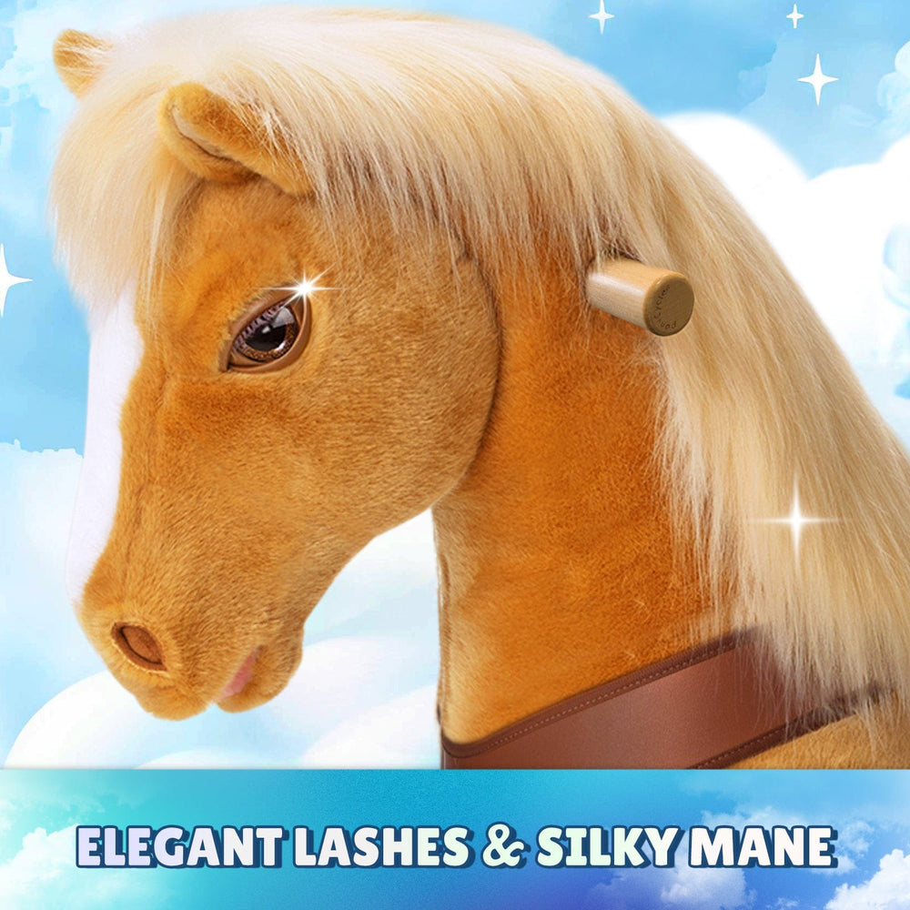 Model Y Light Brown Horse Rideable Toy for Age 4-7 (ONLINE ORDER ONLY)
