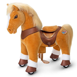 Model Y Light Brown Horse Rideable Toy for Age 3-4 (ONLINE ORDER ONLY)
