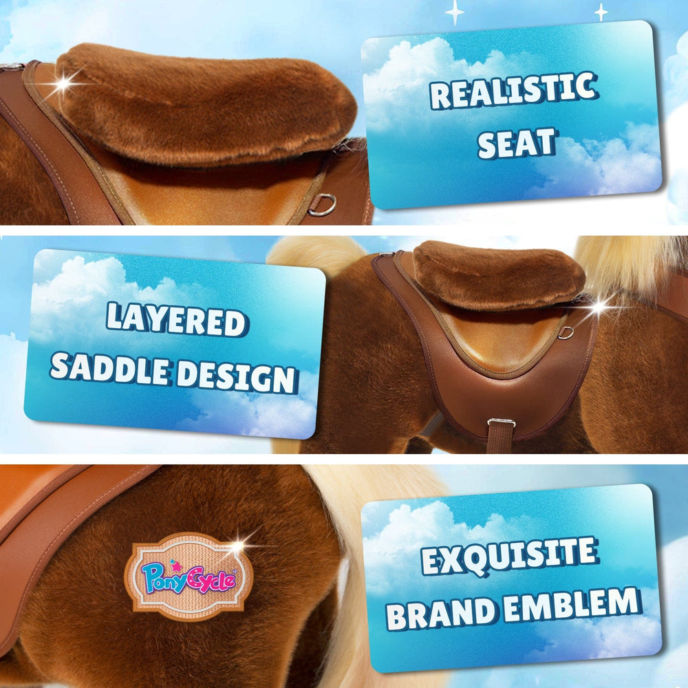 Model Y Brown Horse Rideable Toy for Age 3-4 (ONLINE ORDER ONLY)