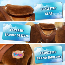 Model Y Brown Horse Rideable Toy for Age 4-7 (ONLINE ORDER ONLY)