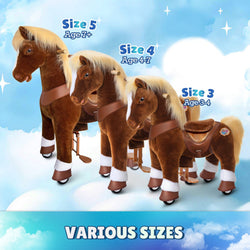 Model Y Brown Horse Rideable Toy for Age 3-4 (ONLINE ORDER ONLY)