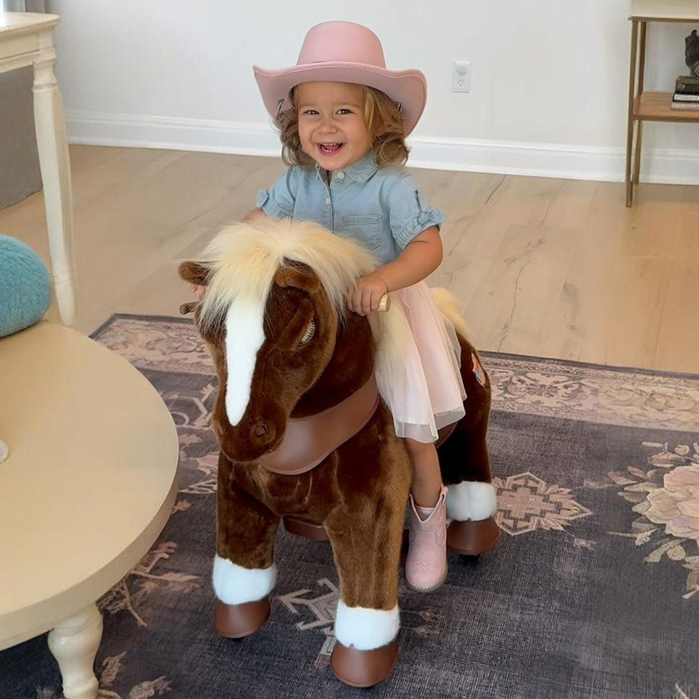Model Y Brown Horse Rideable Toy for Age 3-4 (ONLINE ORDER ONLY)