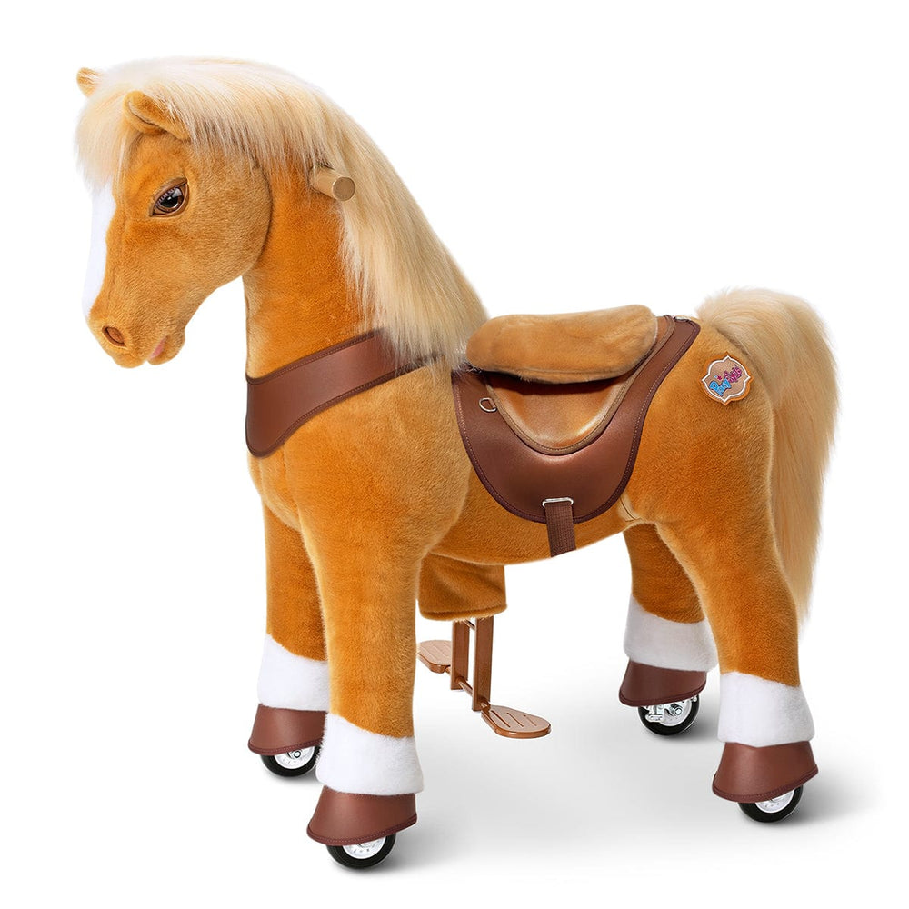 Model Y Light Brown Horse Rideable Toy for Age 4-7 (ONLINE ORDER ONLY)