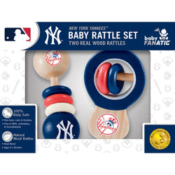 New York Yankees - Baby Rattles 2-Pack (ONLINE ORDER ONLY)