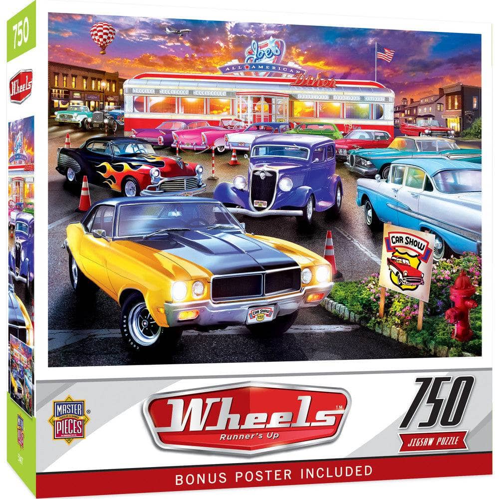 Wheels - Runner's Up 750 Piece Jigsaw Puzzle (ONLINE ORDER ONLY)