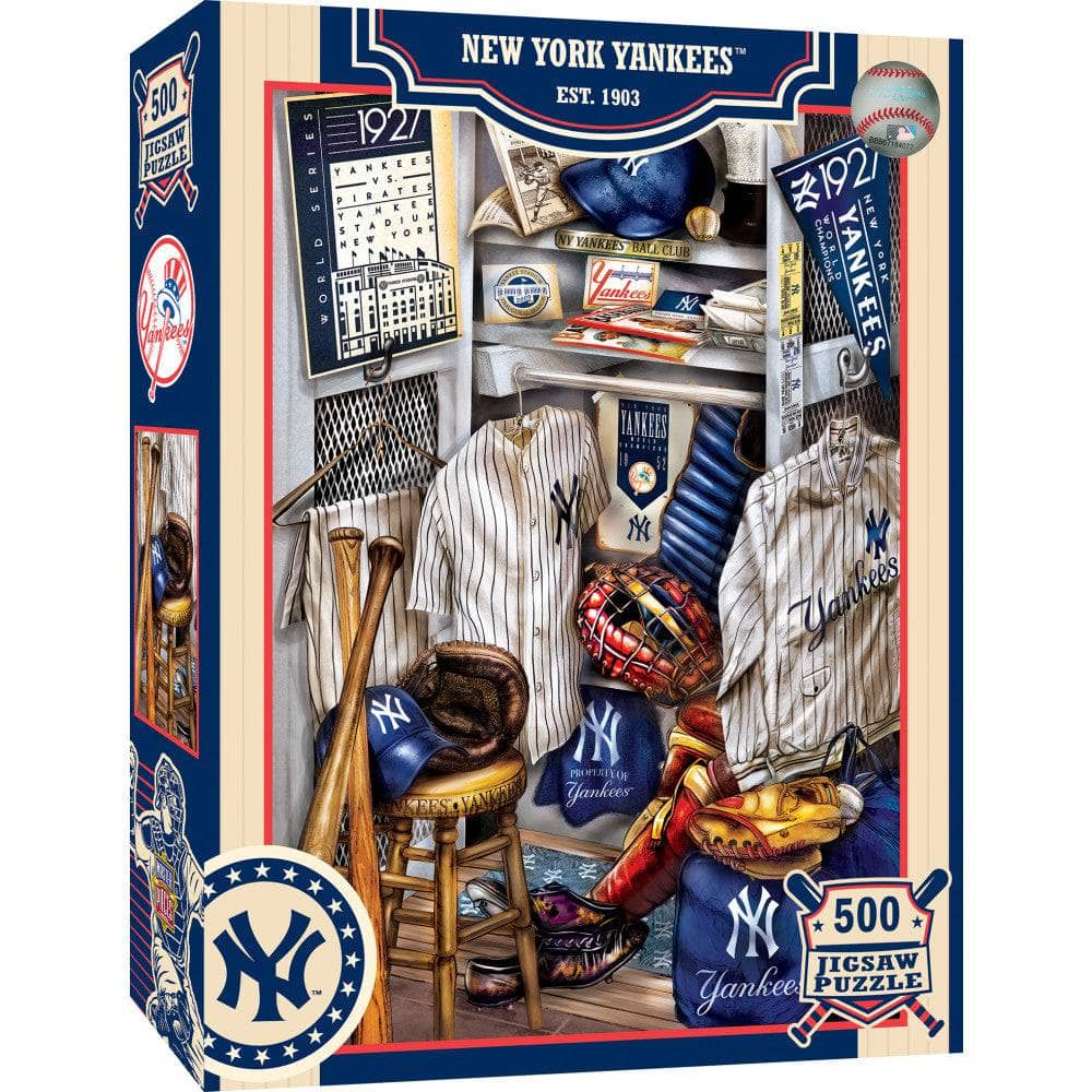New York Yankees - Locker Room 500 Piece Jigsaw Puzzle (ONLINE ORDER ONLY)
