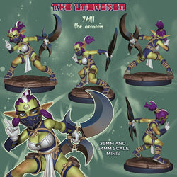 Yami the Assassin – Goblin Rogue – Resin Tabletop Miniature (ONLINE ORDER ONLY)