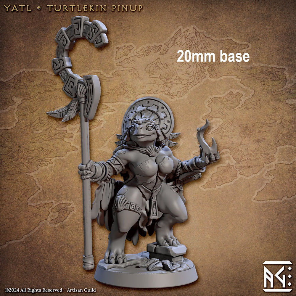 Yatl (Female Turtlekin Cleric) (Online Only)