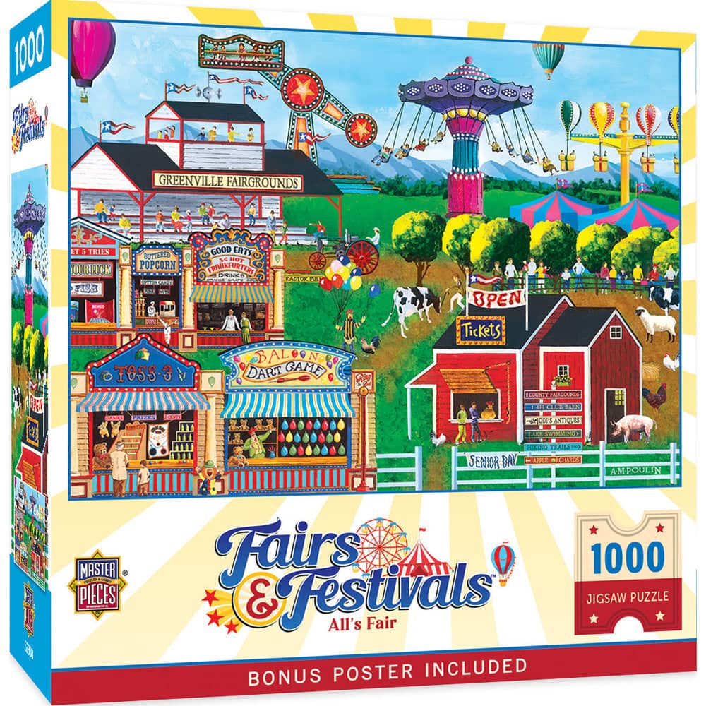 Fairs & Festivals - All's Fair 1000 Piece Jigsaw Puzzle (ONLINE ORDER ONLY)
