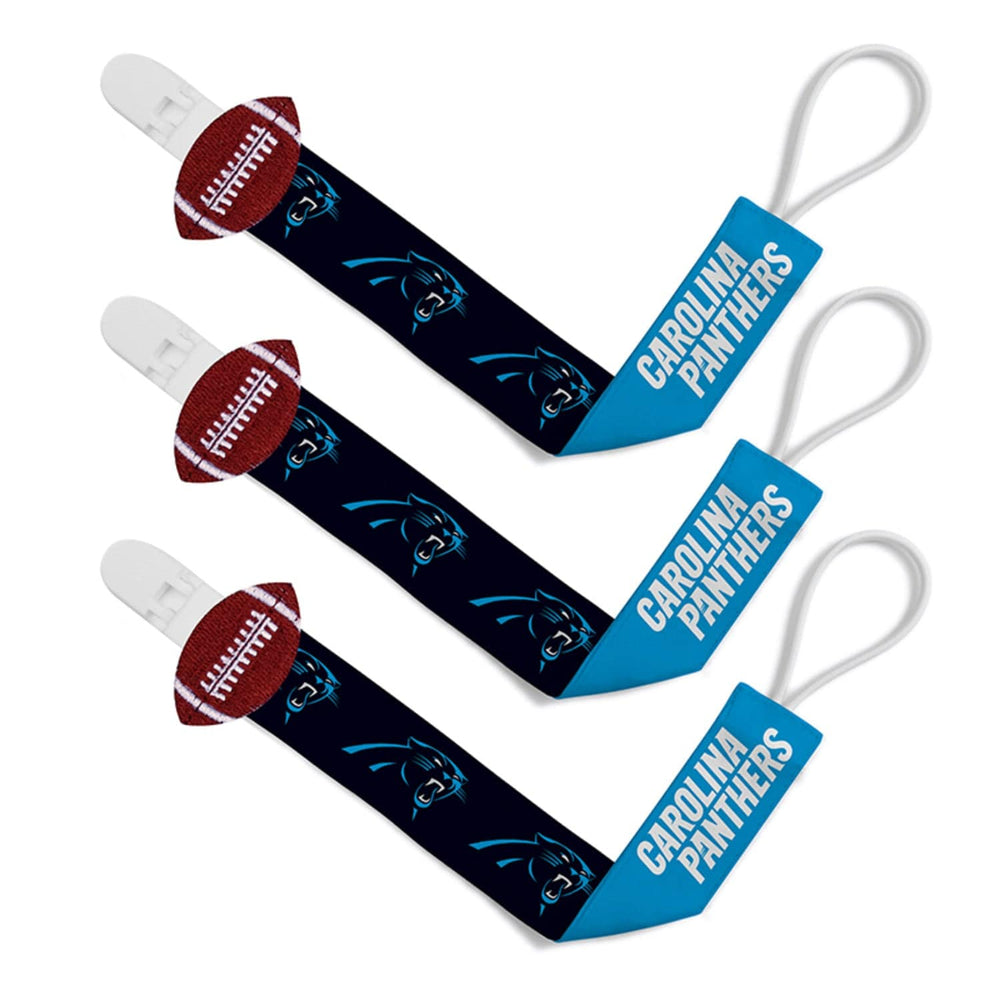 Carolina Panthers - Pacifier Clip 3-Pack (ONLINE ORDER ONLY)
