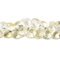 Yellow Scapolite Beads Heart Briolette (ONLINE ORDER ONLY)