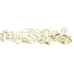 Yellow Scapolite Beads Heart Briolette (ONLINE ORDER ONLY)