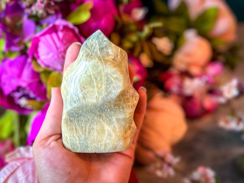 Sweet Yellow Moonstone Flames (ONLINE ORDER ONLY)