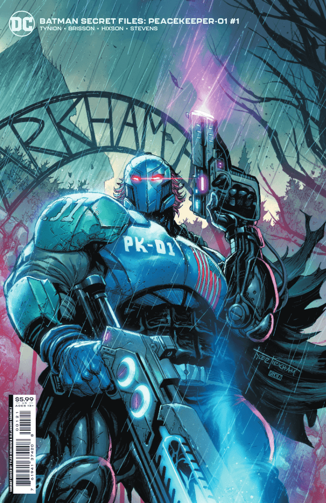 Batman Secret Files Peacekeeper-01 #1 (One Shot) B Tyler Kirkham Card Stock Variant (Fear State) (10/26/2021) Dc (ONLINE ORDER ONLY)