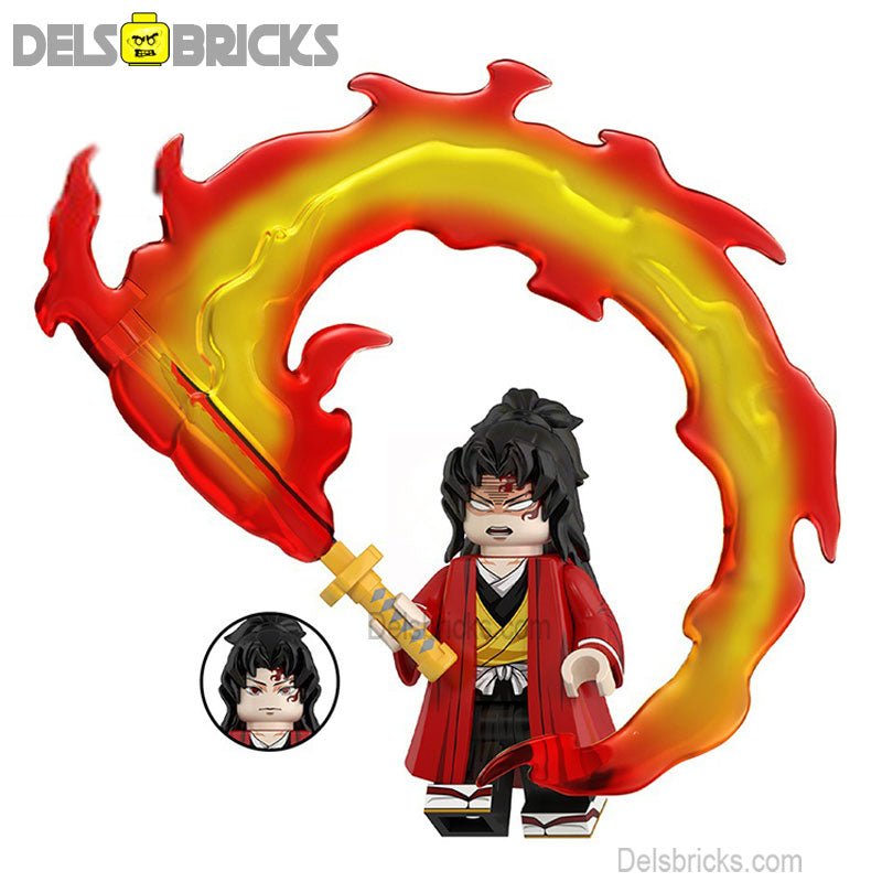 Yoriichi Tsugikuni Demon Slayer Anime Lego Minifigures Custom Toys (ONLINE ORDER ONLY)