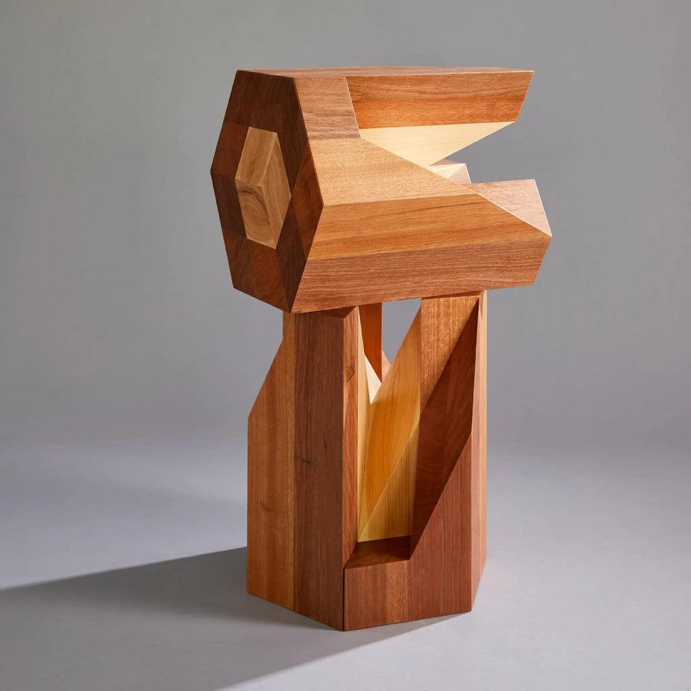 Yosegi Wood Stool Pair - Japanese Craftsmanship (ONLINE ORDER ONLY)