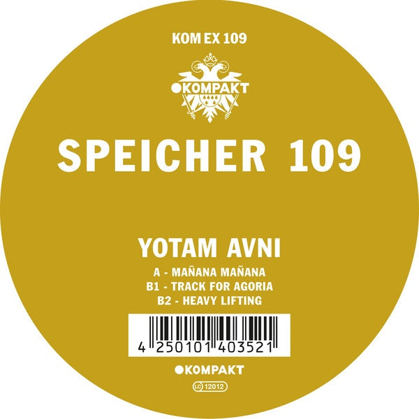 YOTAM AVNI - Speicher 109 [Vinyl] (ONLINE ORDER ONLY)