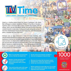 TV Time - 2000's Shows 1000 Piece Jigsaw Puzzle (ONLINE ORDER ONLY)