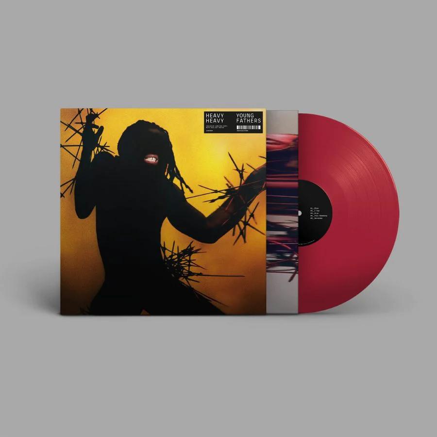 Young Fathers - Heavy Heavy (Indie Exclusive, Colored Vinyl, Red, 140 Gram Vinyl, Poster) [Vinyl] (ONLINE ORDER ONLY)