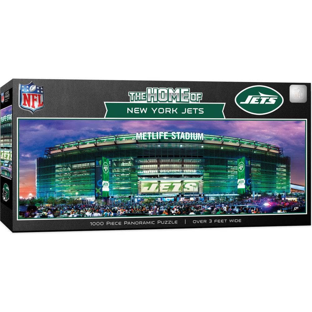 New York Jets - Stadium View 1000 Piece Panoramic Jigsaw Puzzle
