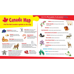 Educational - Canada Map 36 Piece Floor Jigsaw Puzzle (ONLINE ORDER ONLY)
