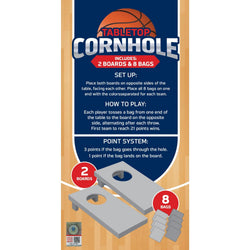 Kansas Jayhawks - NCAA Tabletop Cornhole (ONLINE ORDER ONLY)