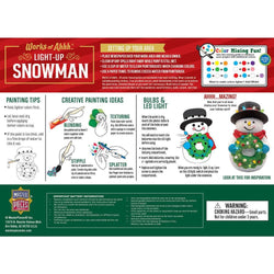 Light-Up Snowman - 6" Plaster Paint Kit (ONLINE ORDER ONLY)