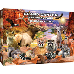 Wildlife of Grand Canyon National Park - 100 Piece Jigsaw Puzzle