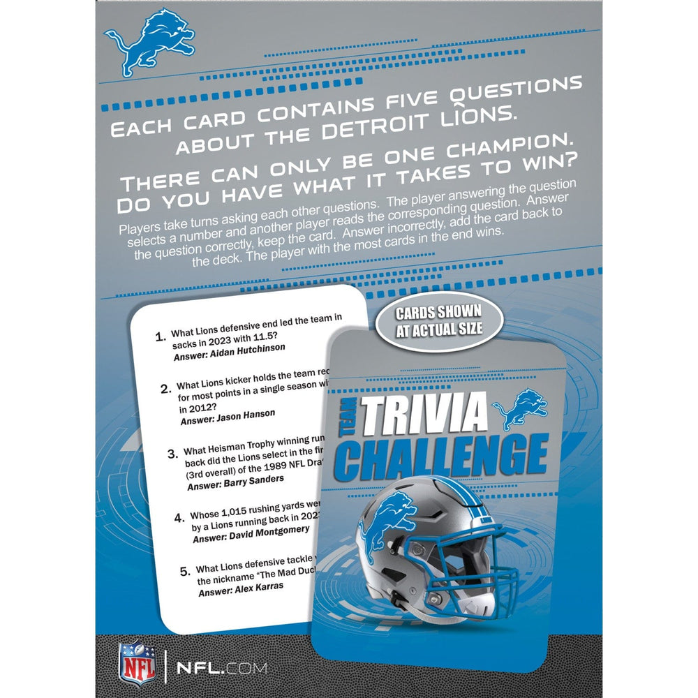 Detroit Lions Trivia Challenge (ONLINE ORDER ONLY)